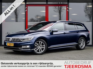 Volkswagen Passat Variant 1.4 TSI Highline Business R Line | Schuif/ Kantel Panorama Dak | Lederen Bekleding | 3x R-Line | Matrix LED | Adaptieve Cruise Control | Keyless Entry | Stoelverwarming | Voorruit Verwarmd | Sfeerverlichting | Metallic Lak |