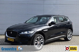 Hoofdafbeelding Jaguar F-PACE Jaguar F-PACE 2.0T AWD PRESTIGE / LEDER + STOEL VERW. / P.CAM / ALL SEASON