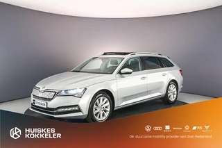 Skoda Superb Combi Business Edition 1.4 TSI PHEV 218pk DSG Automaat Panoramadak, Achteruitrijcamera, Elektrische achterklep, Navigatie, Cruise control, Parkeersensoren, LED koplampen