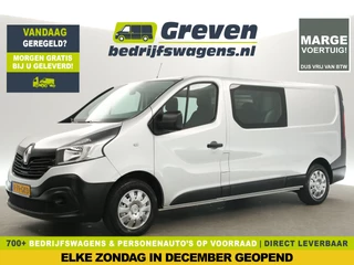 Renault Trafic 1.6 dCi T29 L2H1 Marge | Dubbele Cabine 5 Pers Airco Cruise Navigatie Parkeersensoren Elektrpakket