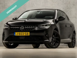 Opel Corsa 1.2 Elegance Black Edition (APPLE CARPLAY, STUUR/STOEL VERWARMING, GROOT NAVI, CAMERA, LEDER, ELEKTRISCHE STOELEN, MASSAGE STOELEN, LED KOPLAMPEN, GETINT GLAS, NIEUWSTAAT)