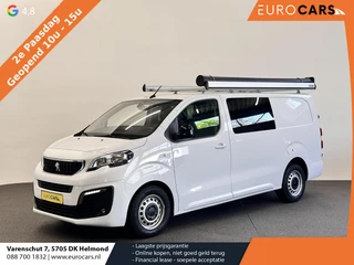 Peugeot Expert 2.0HDI 145PK Long Asphalt Dubbele Cabine Airco Cruise Control Navi Trekhaak Imperiaal Carplay 6 Persoons Trekhaak
