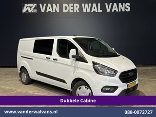 Ford Transit Custom 2.0 TDCI 130pk L2H1 Dubbele Cabine Euro6 Airco | 6-Zits | Camera | Apple Carplay Android Auto, Cruisecontrol, Stoelverwarming, Parkeersensoren, Achterklep