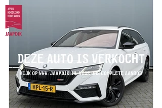 Škoda Octavia Combi BWJ 2022 1.4 245 PK TSI RS iV PHEV Business AUTOMAAT | VERST. STOELEN | STOEL + STUURVERW. | NAVI | CLIMA | ADAPTIVE CRUISE | FULL LED | HALF LEDER | SPORTSTOELEN | ELEKTR. ACHTERKLEP | CAMERA | APPLE CARPLAY | ANDROID AUTO | LMV