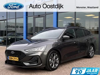 Ford Focus 1.0 EcoBoost Hybrid ST Line 155PK Automaat Winterpack Adaptieve Cruise Navi Climate Carplay Camera Privacy Glass Blind-Spot Parkeersensoren *1500KG Trekgewicht*