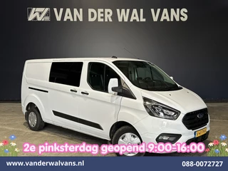 Ford Transit Custom 2.0 TDCI 130pk L2H1 Dubbele Cabine Euro6 Airco | 6-Zits | Xenon | Camera | Navigatie | Apple Carplay | LED Android Auto, Cruisecontrol, Stoelverwarming, Verwarmde voorruit, Parkeersensoren