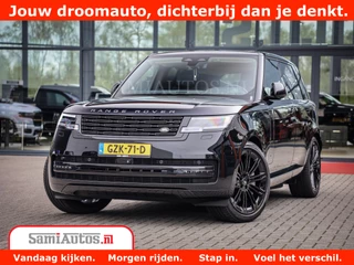 Land Rover Range Rover P550e | NIGHT | GARANTIE TOT 14-03-2029 | HEAD-UP | ACHTERAS BESTURING | SOFT CLOSE | PHEV | 23 INCH VELGEN | PANORAMADAK | STUURVERWARMING | STOEL KOELING | Fabrieksgarantie tot 14-03-2029 – Geniet van gemoedsrust met uitgebreide dekking tot deze datum. GZK-71-D