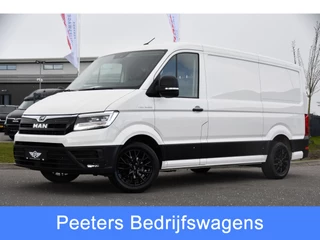 MAN TGE 3.180 35 2.0 L3H2 PB Edition Adaptieve Cruise, Camera, Carplay, 177pk, Stoelverwarming, LED, Automaat, Sensoren, Trekhaak, Uniek!