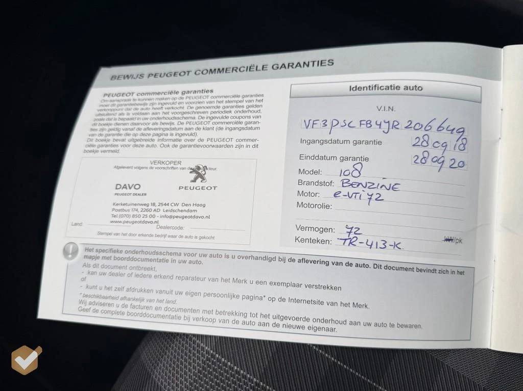 Hoofdafbeelding Peugeot 108