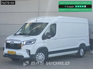 Hoofdafbeelding Maxus eDeliver9 Maxus eDELIVER 9 204pk Elektrisch L3H2 WLTP 398km 89kWh Snelladen LED ACC Airco Cruise Camera Parkeersensoren L3 10m3 Airco