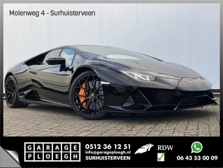 Hoofdafbeelding Lamborghini Huracán Lamborghini Huracán 5.2 EVO V10 640 CV AWD 4 Wheel steering Ceramic Dealer serviced