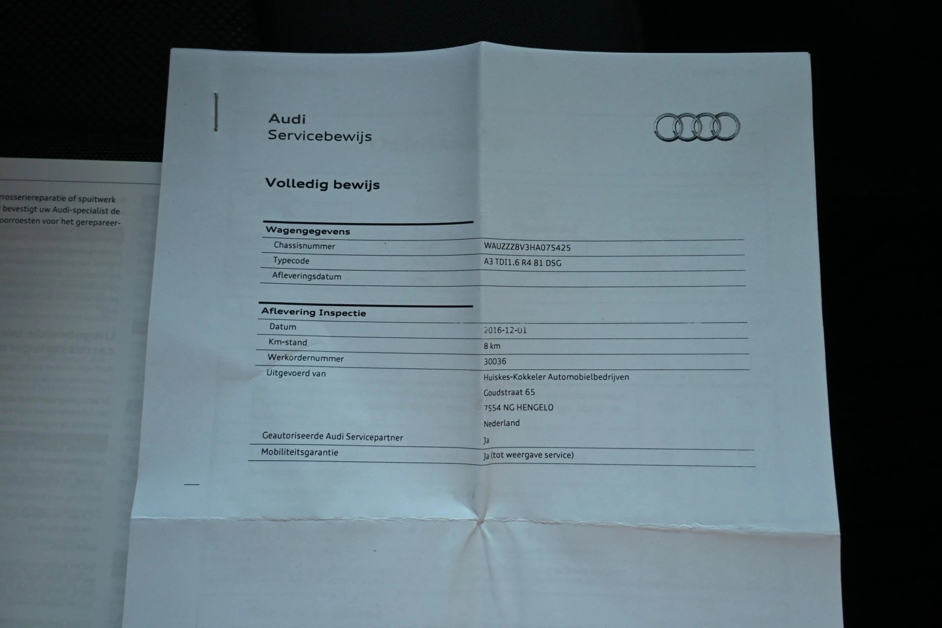 Hoofdafbeelding Audi A3