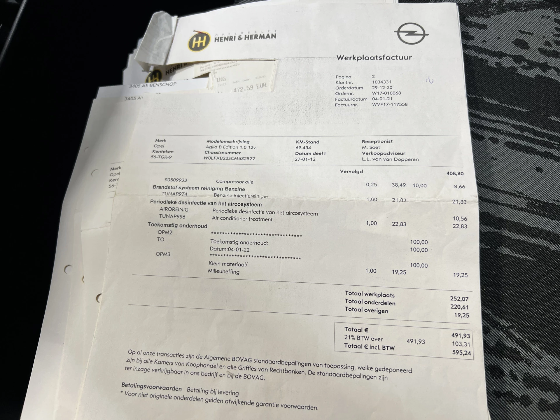 Hoofdafbeelding Opel Agila