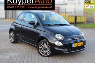 Hoofdafbeelding Fiat 500 Fiat 500 0.9 TwinAir Turbo Lounge automaat panorama multi media nap clima parkeersensoren cruise elektr dakje