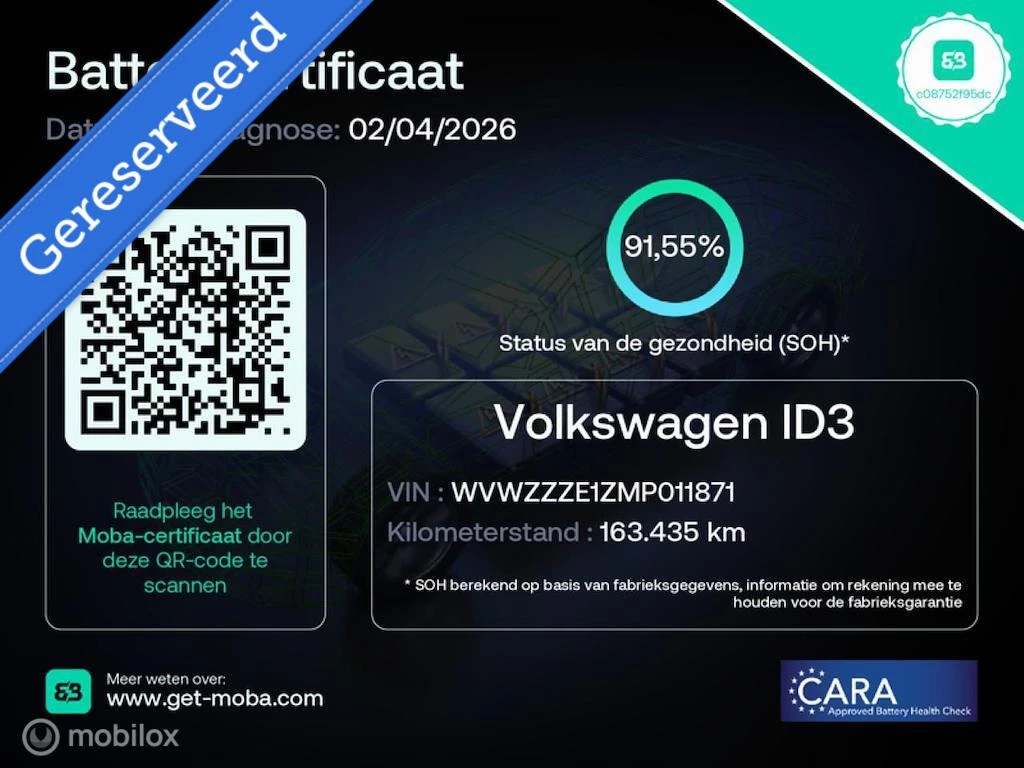 Hoofdafbeelding Volkswagen ID.3