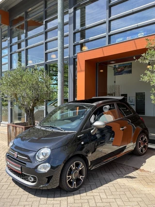 Fiat 500C SUPER NETTE /1.0 Hybrid SPORT/CABRIO/NL-AUTO/1ste EIG/LEDER/BLACK