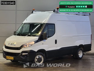 Iveco Daily 35C21 3.0L Dubbellucht 3,5t Trekhaak 210PK L2H2 Airco Cruise Camera Imperiaal Werkplaatsinrichting Euro6 L2 Airco Trekhaak Cruise control