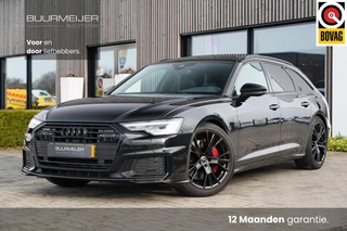 Audi A6 Avant 55 TFSI e quattro Pro Line S Competition | Panoramisch schuif/kanteldak | Sfeerverlichting | Adaptieve cruise control | Elektrisch verstelbare stoelen | Stoelverwarming | Stuurwielverwarming |