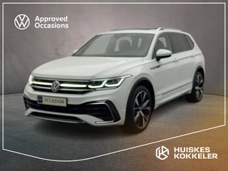 Volkswagen Tiguan Allspace R-Line Business+ 7p. 1.5 TSI 150pk DSG Automaat Trekhaak, 3e zitrij, Panoramadak, Harman Kardon audio, Adaptive cruise control, Elektrische achterklep