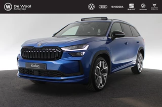 Škoda Kodiaq Sportline Business 1.5 TSI PHEV 204 pk €1.000,- extra inruilpremie op voorraad modellen!  | Trekhaak | Sportstoelen | LED matrix | Elektrisch verstelbare stoel | Adaptive cruise control | Virtual Cockpit | Panorama Schuifdak