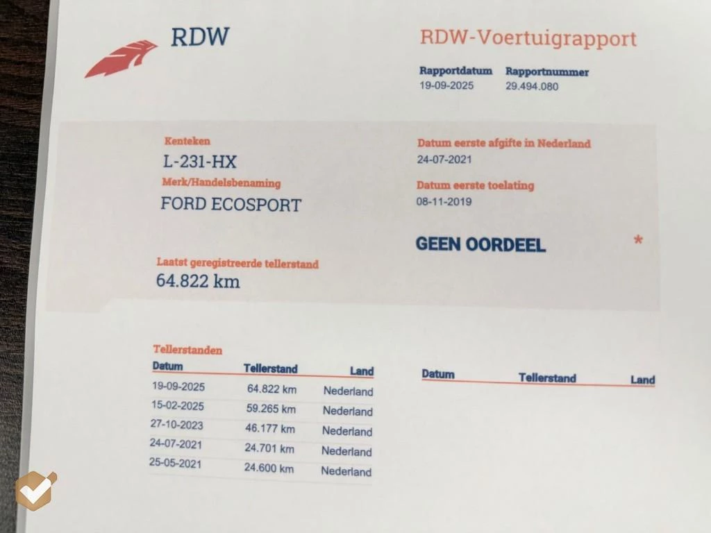 Hoofdafbeelding Ford EcoSport