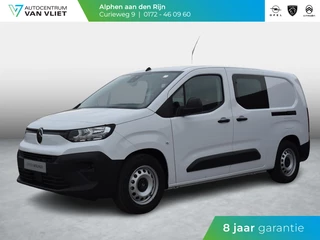 Hoofdafbeelding Citroën ë-Berlingo Citroen ë-Berlingo 136 Flex Crewcab L2 50 kWh | 8 JAAR GARANTIE | 5 PERSOONS | GRIJS KENTEKEN | APPLE CARPLAY | NAVIGATIE