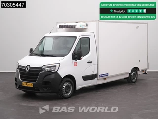 Renault Master 145PK Bi-Temp Lamberet Koelwagen Vriezer Thermo King V-300 MAX SP LED Airco Cruise Parkeersensoren Euro6 Koel Koeler Bakwagen Gekoeld Kühl Kühler Kühlwagen Kühlkoffer Vries Vriezer Vrieswagen Frigo Airco Cruise control