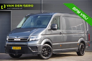 MAN TGE 3.180 35 2.0 L3H2 177PK AUT. LED, TREKHAAK, GEV. ERGO ACTIVE STOEL, STANDKACHEL, STOELVERWARMING, STUURVERWARMING, VOORRUIT VERWARMING, CAMERA, NAVI, ADAPT. CRUISE