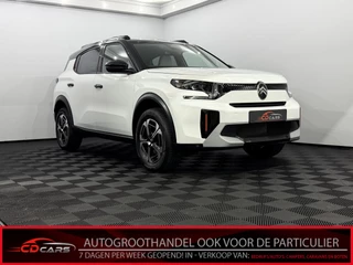 Citroën C3 Aircross 1.2 Hybrid 145pk Max Camera, Half leder, Apple carplay, Cruise control, Rijstrook correctie, Lichtmetalen velgen, 2 jaar garantie