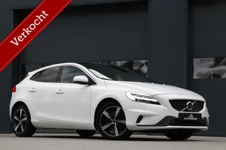 Volvo V40 1.5 T3 153PK |R-DESIGN| Panodak Leder/Alcantara Harman/Kardon Trekhaak Led Dab+ Camera Pdc Stoelverw BJ2019
