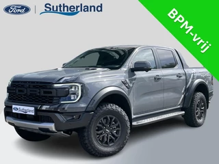 Hoofdafbeelding Ford Ranger Ford Ranger 3.0 EcoBoost Raptor 288pk V6 Automaat Rijklaar! | Conquer Grey Metallic | Raptor Pack   Nieuw Model | SYNC4 | 2.500kg Trekgewicht | Matrix LED Koplampen | Prijs incl. ombouwkosten Grijs Kenteken