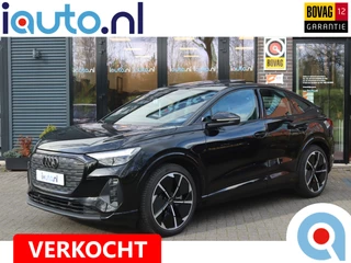 Audi Q4 Sportback e-tron 50 quattro Advanced edition 77 kWh Optiek Zwart Pano/Keyless/Navi+/Elek. stoelen+mem/CarPlay/ACC/21"/Trekhaak wegkl.