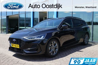 Ford Focus Wagon 1.0 EcoBoost Hybrid ST Line 125PK Automaat Winterpack SYNC4 Cruise Navi Camera Climate Parkeersensoren Privacy Glass *1500KG Trekgewicht*