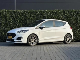 Ford Fiesta 1.0 EcoBoost Hybrid, NIEUW MODEL, ST-LINE, CARPLAY, NAVI, KEYLESS, LANE ASSIST, CRUISE CONTROL, CLIMATE CONTROL, STOEL/STUURVERWARMING, DAB, LED, PDC, LICHTMETAAL 17"