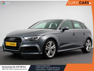 Hoofdafbeelding Audi A3 Audi A3 Sportback 35 TFSI 150pk Automaat S-Line Sport  Climate Control Parkeer sensoren Full Led Stoelverwarming Lichtmetalen Velgen