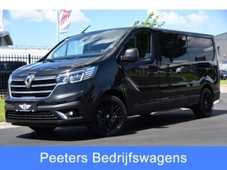 Renault Trafic 2.0 dCi 130 T30 L2H1 Luxe Black Edition Camera, Cruise, 2 x Schuifdeur, Carplay, Multimedia, 130PK,