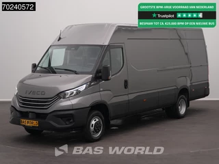 Iveco Daily 35C18 BPM VRIJ! 3.0L Automaat L3H2 180PK Dubbellucht 3,5t Trekgewicht ACC Navi Camera Parkeersensoren 16m3 Euro6 L4H2 16m3 Airco