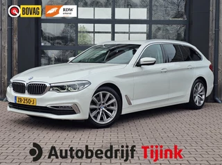 BMW 5 Serie Touring 520i High Executive Edition | Automaat | LED | Trekhaak | Parkeerhulp | Camera | Navi | Leder | Stoelverwarming |