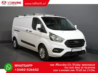 Ford Transit Custom L2 2.0 TDCI 130 pk Aut. Carplay/ LMV/ Standkachel/ Dakdragers/ Camera/ PDC/ Cruise/ Trekhaak