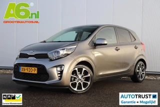 Kia Picanto 1.0 CVVT Design Edition Leder Navigatie Achteruitrijcamera Carplay Android Climate Cruise Control 16 inch LMV