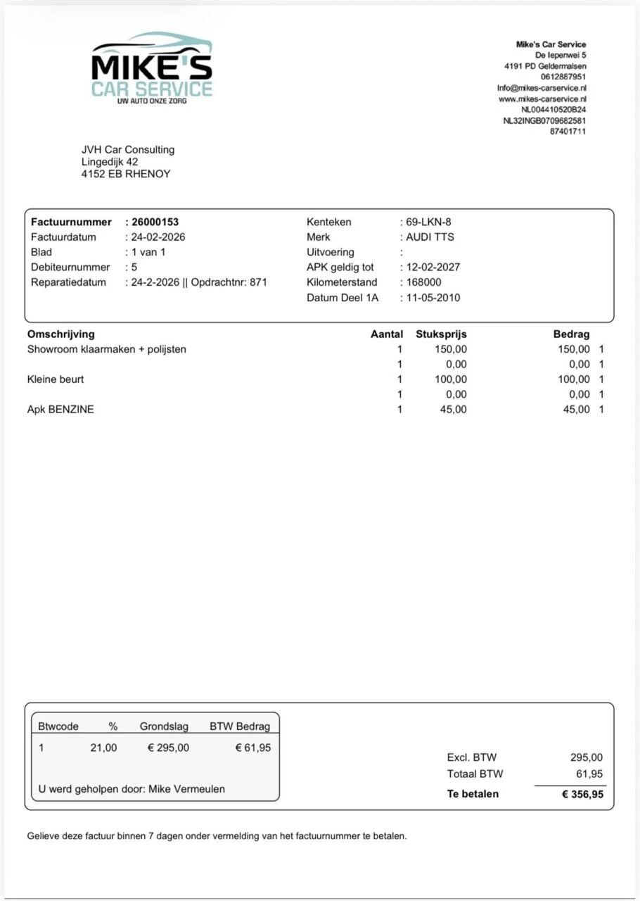 Hoofdafbeelding Audi TTS