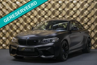 BMW 2-serie Coupé M2 DCT 370pk M-performance uitlaat Harman/Kardon Frozen black wrap Lane assist Camera