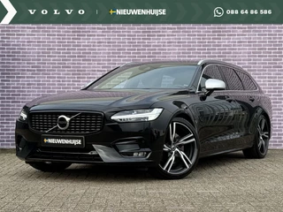 Volvo V90 2.0 T4 Business Sport | Trekhaak | BLIS | Adaptieve cruise control | Harman/Kardon | Stoelverwarming | Leder | Elektrisch verstelbare stoelen |