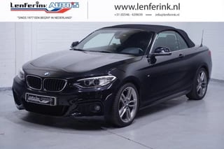 BMW 2-serie Cabrio 218d High Executive Leder Navi Camera Bi-Xenon PDC v+a Stoelverwarming