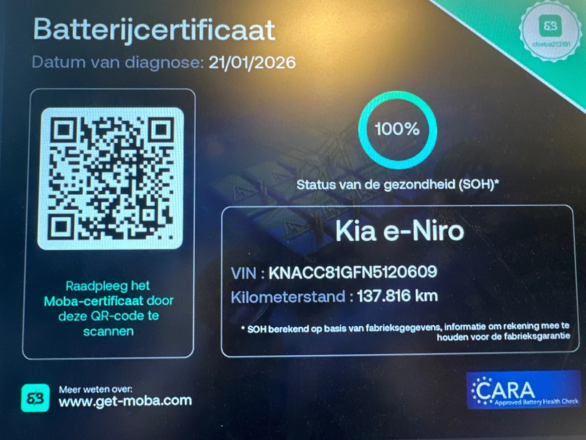 Hoofdafbeelding Kia e-Niro