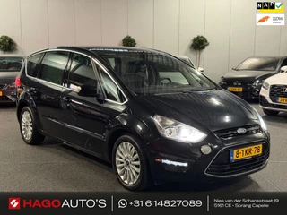 Hoofdafbeelding Ford S-Max Ford S-Max 1.6 EcoBoost Titanium XENON/NAVI/PANO/CRUISE/MEMORY/HALF-LEDER/TREKHAAK/CAMERA/PREMIUM-SOUND-SYSTEM