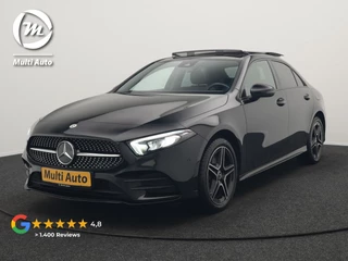 Mercedes-Benz A-Klasse 250 e AMG Line Plug In Hybrid 218pk Dealer O.H PHEV | Panodak | Camera | Night Pakket | Alcantara Sportstoelen Verwarmd | MBUX | Widescreen Navi | Sfeerverlichting | Apple Carplay | Virtual | DAB | 18"L.M |