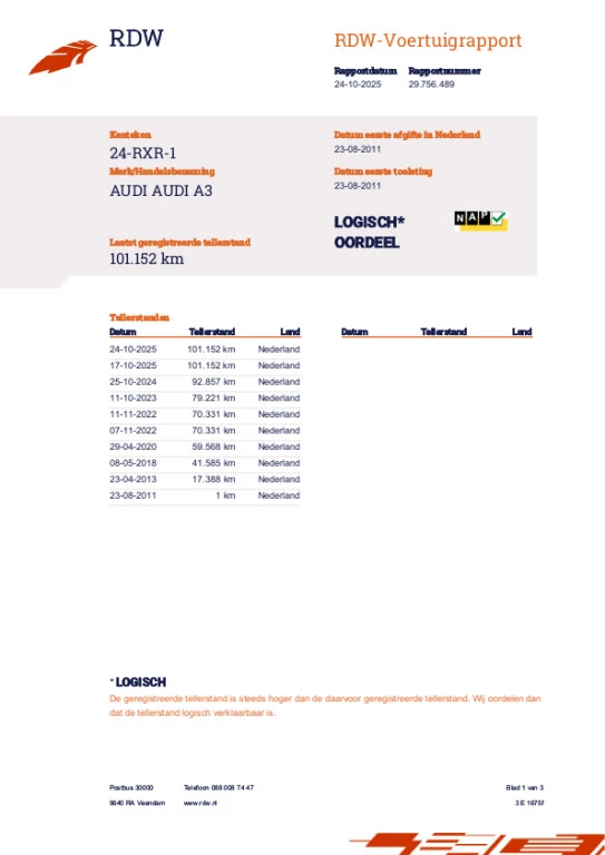 Hoofdafbeelding Audi A3