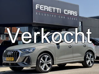 Audi Q3 35 TFSI AUT7 3X S-LINE. PANODAK LEDER NAVI CAMERA DIGI-DASH APPLE-CARPLAY LED LMV-20INCHE PDC