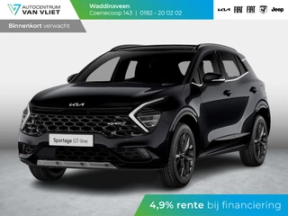 Kia Sportage 1.6 T-GDi Hybrid GT-Line | Levering Juni | Clima | Stoel-/stuurverwarming | Schuif-/kanteldak | Carplay | Navi | Adapt. Cruise | 18''
